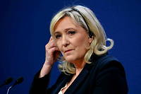 La présidente du Rassemblement naional Marine Le Pen.
