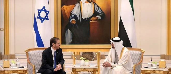 Premiere visite d'un president israelien aux Emirats arabes unis