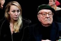 Jean-Marie Le Pen avec Marion Marechal en 2020.
