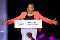 Christiane Taubira gagnante de la Primaire populaire.
