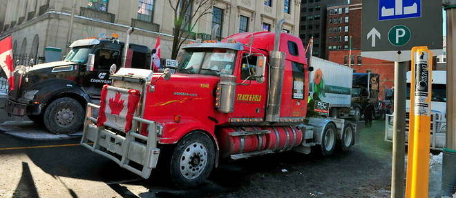 On February 1, truck drivers were still demonstrating in the streets of Ottawa.