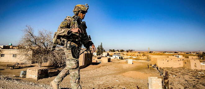 Un soldat americain en patrouille en decembre 2021. (Photo d'illustration)

