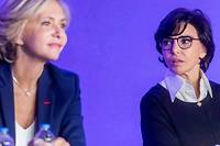 <p style="margin-bottom:13px">Valérie Pécresse et Rachida Dati, réunies le 21 octobre 2021, au congrès des Républicains. 
