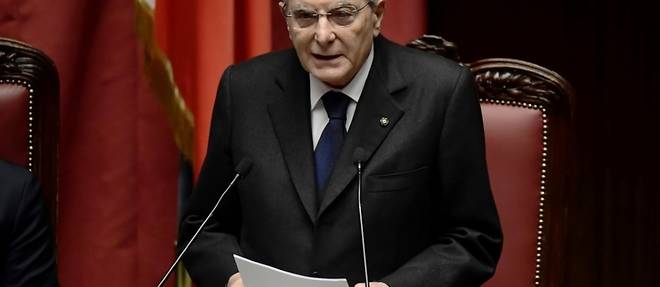 Italie: le president reelu a prete serment devant le parlement