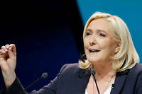 Marine Le Pen le 5 février 2022 à Reims.

