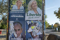 Éric Zemmour et Marine Le Pen s'affrontent pour décrocher une place au second tour.
