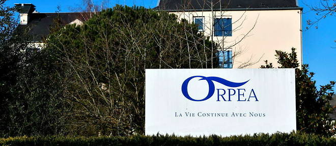 Le logo d'Orpea devant l'une de leurs maisons de retraite. (Photo d'illustration)
