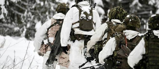 Les troupes de l'Otan main dans la main avec les Estoniens, inquiets voisins des Russes