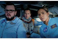 John Bradley, Patrick Wilson et Halle Berry, en mission sauvetage de la Terre à la Lune. Jules Verne aurait-il apprécié ?
