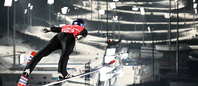 Ryoyu Kobayashi, champion du saut a ski, le 9 fevrier, a Pekin.
