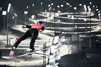 Ryoyu Kobayashi, champion du saut à ski, le 9 février, à Pékin.
