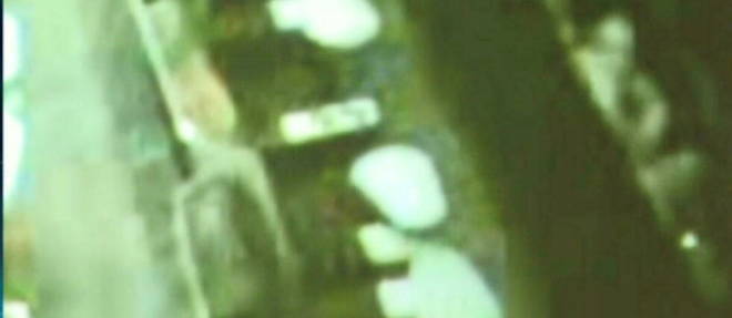 Images de videosurveillance du cinema Wesley Chapel de Tampa en Floride. 
