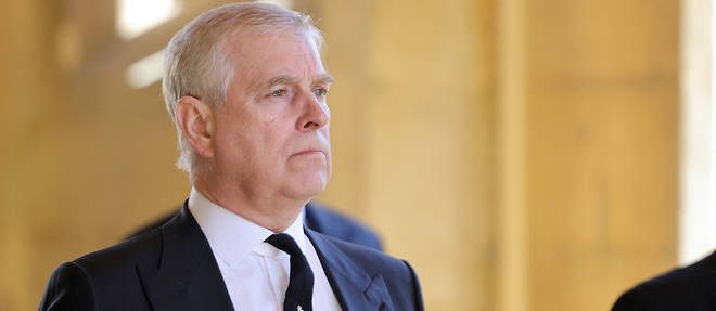 Le prince Andrew, le 17 avril 2021.
