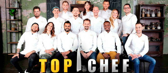 Les 15 candidats de l'edition 2022 de << Top Chef >>, sur M6. 

