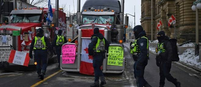 La police d'Ottawa menace par tract les manifestants d'arrestation