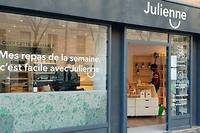 Chez Julienne, un nouveau concept de magasin pour faciliter la confection des repas. L'enseigne a ouvert deux magasins, l'un à Paris, l'autre au Pré-Saint-Gervais.
