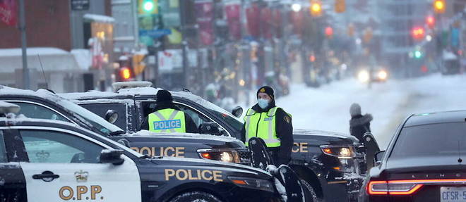 Des blocages ont lieu a Ottawa depuis bientot trois semaines.
