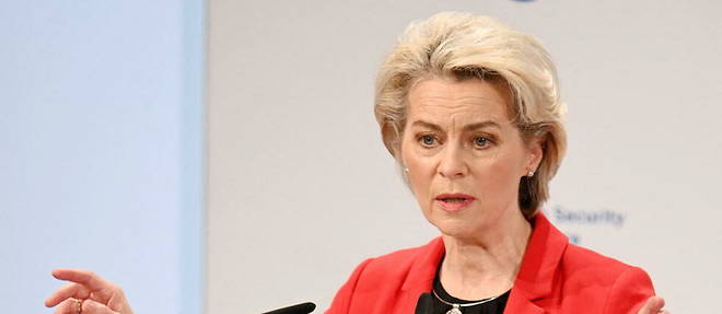 Ursula von der Leyen a la Conference de Munich, samedi 19 fevrier.
