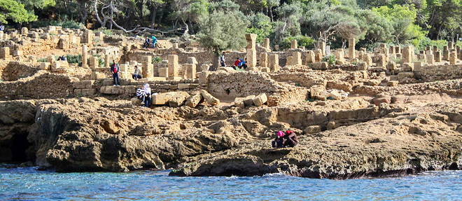 Les ruines romaines de Tipasa, en Algerie.
