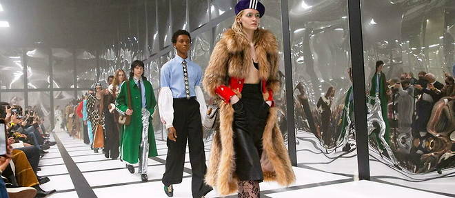 Gucci, le final de l'hiver 2023.

