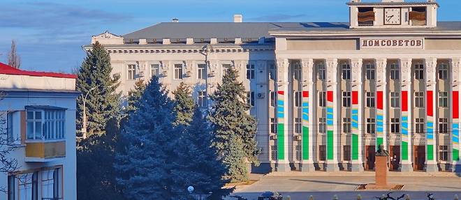 Le Soviet supreme (parlement) de la ville de Tiraspol. 
