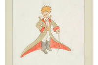 Antoine de Saint–Éxupéry – Le petit prince en tenue d’apparat. Illustration pour
le chapitre I, aquarelle et crayon sur papier.
