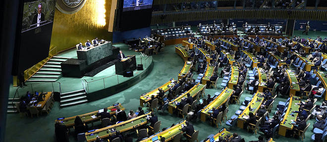Vote de la resolution contre la guerre en Ukraine a l'ONU, le 2 mars 2022
