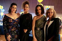 Melanie Lynskey (Shauna), Tawny Cypress (Taissa,) Juliette Lewis (Natalie) et Christina Ricci (Misty). 
