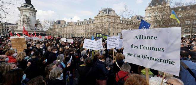 "Non a la guerre en Europe": plus de 40.000 manifestants en France