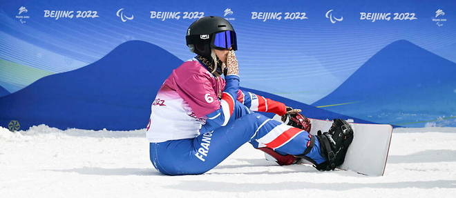 Cecile Hernandez celebrates her victory in China on Monday 7 March.
