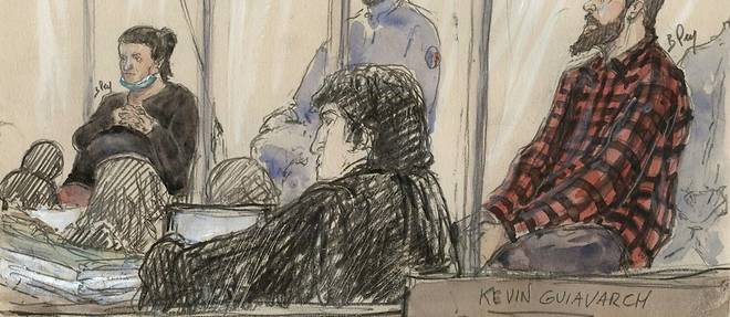 Ouverture du proces du jihadiste "repenti" Kevin Guiavarch et de ses quatre femmes