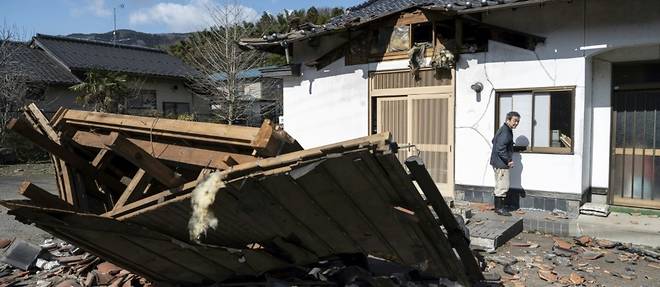 Violent seisme dans le nord-est du Japon, le bilan revu a la baisse