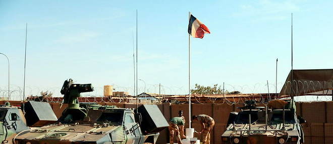 Une base de l'armee francaise au Mali.
