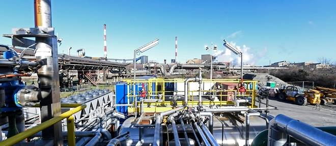 A Dunkerque, dans la premiere usine siderurgique d'Europe, le pari du captage du CO2