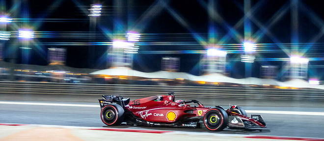 Dans leur magnifique livree rouge sombre satine, les Ferrari ont montre qu'il faudrait compter avec leurs deux pilotes, au sommet de la grille de depart d'une formule renovee

