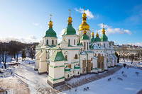 La cathedrale Sainte-Sophie, a Kiev.
