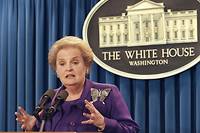 Madeleine Albright, premi&egrave;re secr&eacute;taire d'Etat am&eacute;ricaine, est morte &agrave; 84 ans