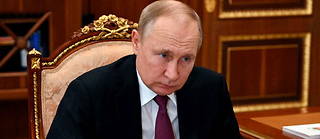 Le président russe, Vladimir Poutine, à Moscou, le 21 mars 2022.
