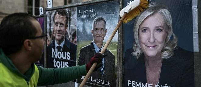 Presidentielle: Marine Le Pen continue sa progression, Melenchon troisieme, selon un sondage