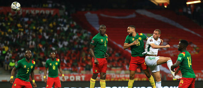 En propulsant le ballon de la tete sous la barre d'Andre Onana lors du match aller, Islam Slimani a donne une belle option pour la qualification a la nation algerienne contre le Cameroun (1-0). 
