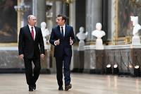 Macron et Poutine ici en 2017.
