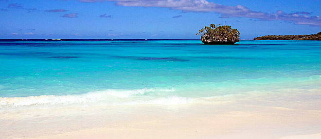 Vue non datee d'une plage de Nouvelle-Caledonie. (Photo d'illustration)
