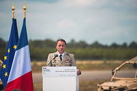            Le general Eric Vidaud a ete a la tete du COS d'aout 2019 a sa prise de fonction a la Direction du renseignement militaire en septembre 2021..

