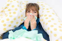 La grippe s'invite à nouveau cette année, assez tardivement (photo d'illustration).
