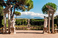 Les jardins de la villa La Pietra, à Florence.
