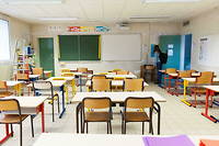 Une salle de classe dans une école primaire avant la rentrée scolaire (photo d'illustration).
