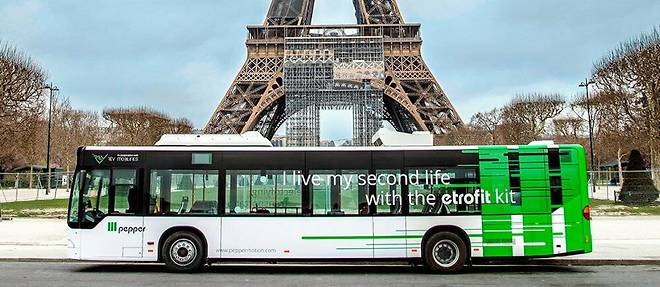  Ce bus retrofite – reconverti en electrique – sillonnera la France pour montrer l'exemple et convaincre les pouvoirs publics. 