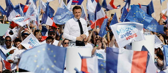Emmanuel Macron etait a Marseille ce samedi.
