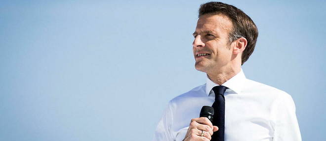 Emmanuel Macron a Marseille.
