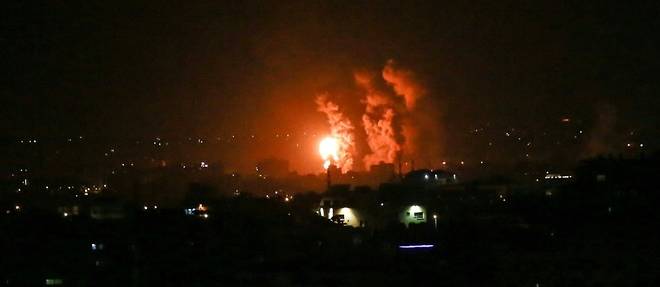 Salve de roquettes vers Israel, frappes aeriennes sur Gaza
